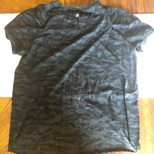 Lululemon athletic camouflage workout shirt. Size small